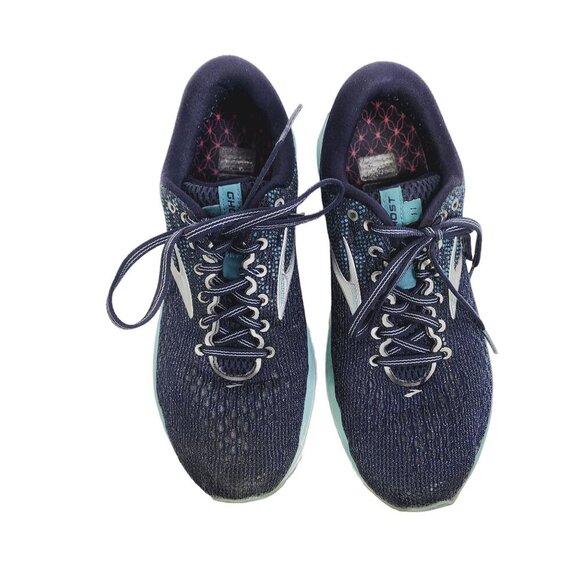 Brooks Ghost‎ 11 Running Shoes Womens Navy Grey Blue Size 8.5 - Picture 4 of 13